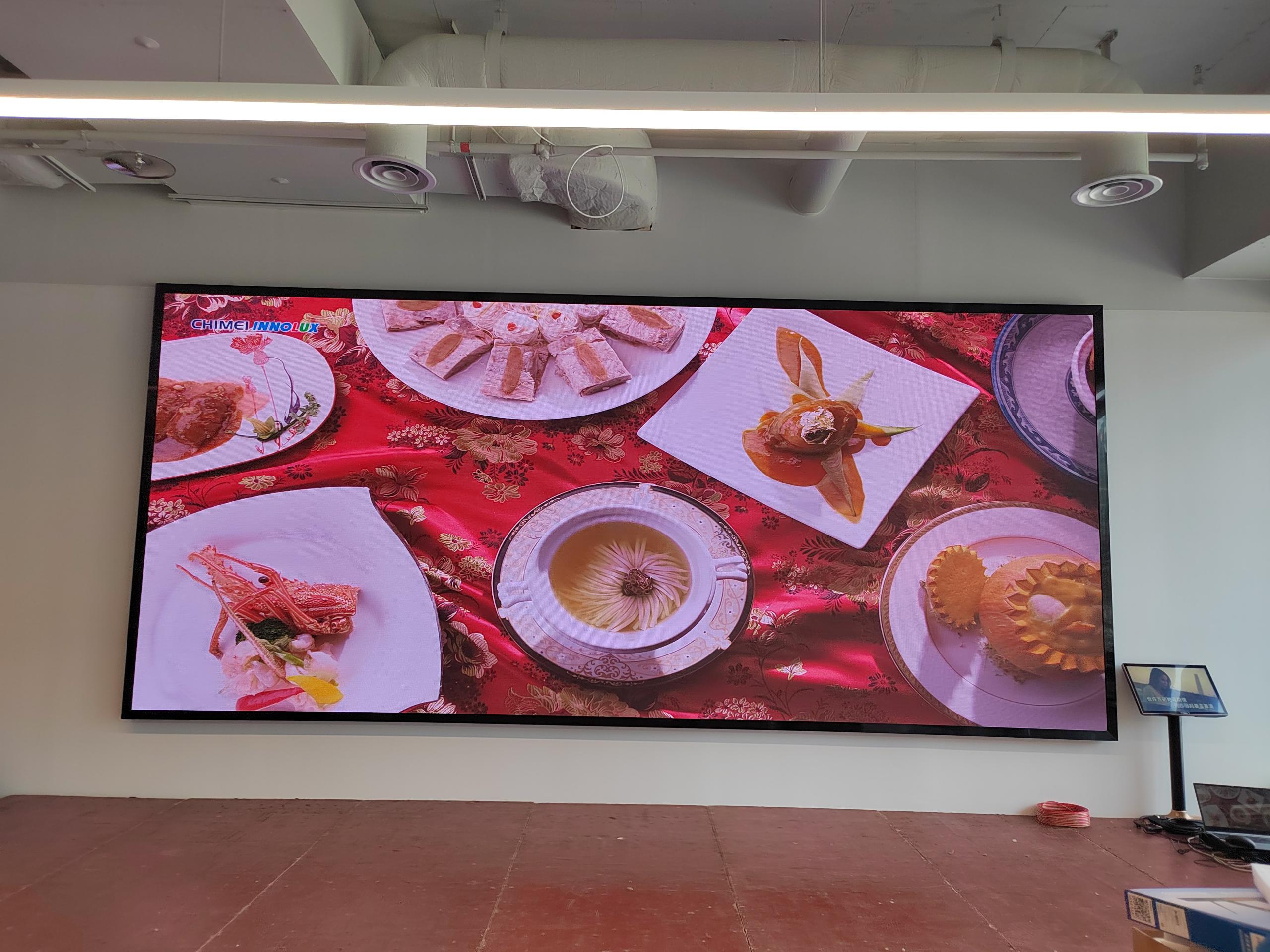 深圳南山展会展厅LED显示屏P2.5高清显示！